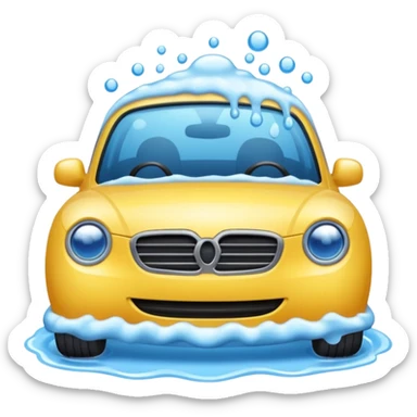 generate emoji for car wash icon sticker