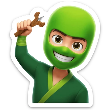 Ninja tonto sticker