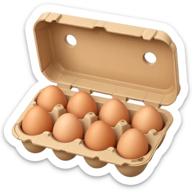 egg carton sticker