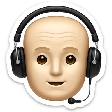 наушников квадратными амбюшурами в стиле Marshall. sticker