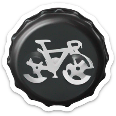 bike valve cap sticker