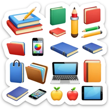materiales digitales de estudio  sticker