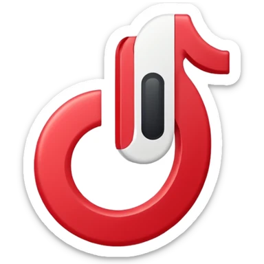 Tik tok logo normal sticker