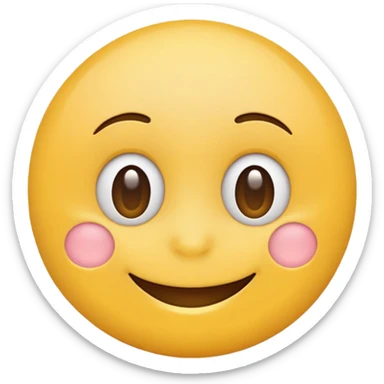 Caring emoji sticker