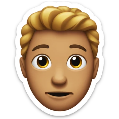 Emoji doing a bombastic side eye sticker