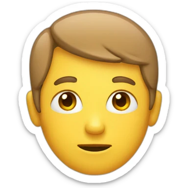 emoji with hand on the forehead sticker