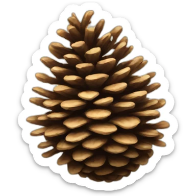 Wide Pinecone sticker