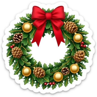 Luxary Christmas wreath

 sticker