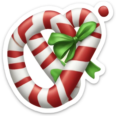 Candycane sticker