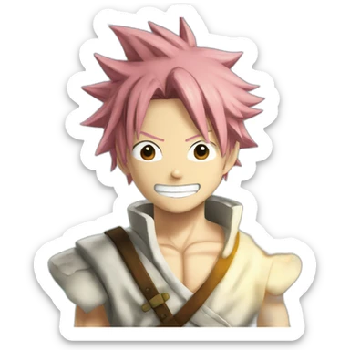 natsu from fairy tail sticker