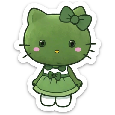 Hello kitty Cry sticker