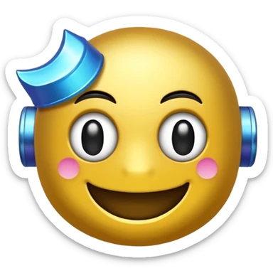 The roblox/discord version of the 🤑 emoji doing 67 sticker