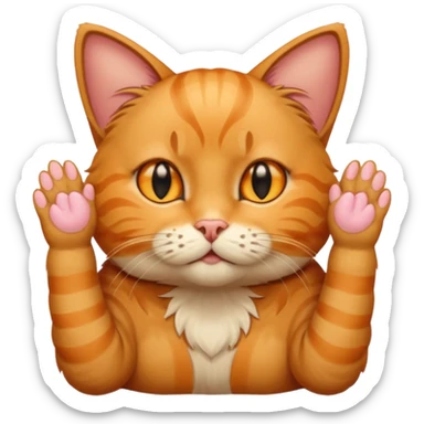 hear-no-evil cat sticker