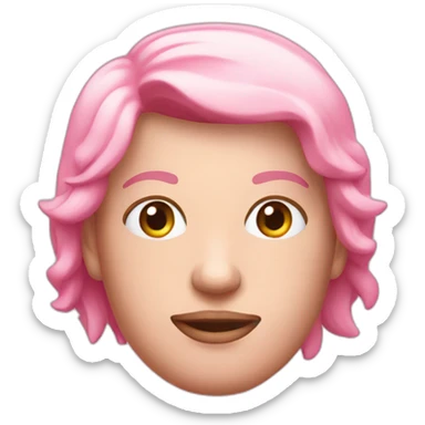 pink rubles  sticker