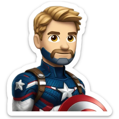 Capitán america sticker