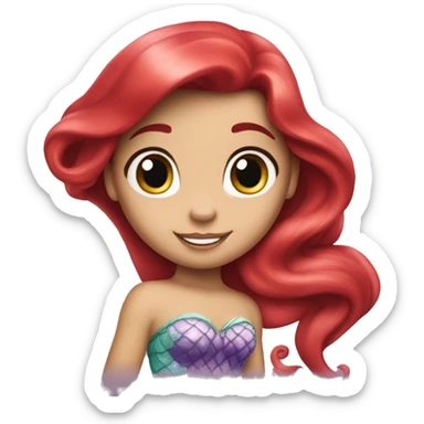 The little mermaid Ariel  sticker