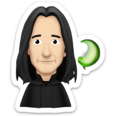 Severus snape elegant Alan rickman sticker