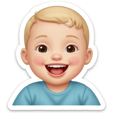 Bébé qui rigole sticker