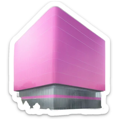 pink tech headquarters sticker
