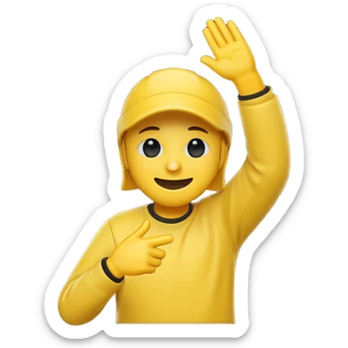  dabbing emoji sticker