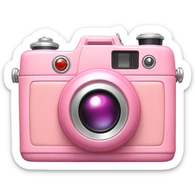 pink ayer camera sticker