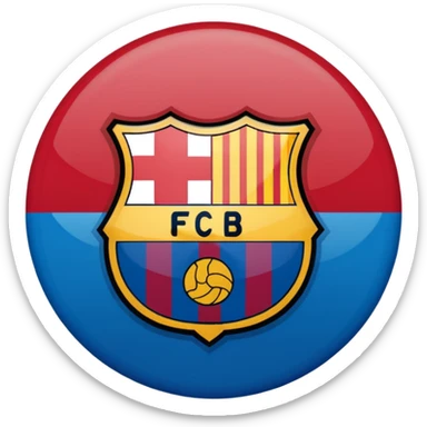 fc barcelona logo emoji sticker