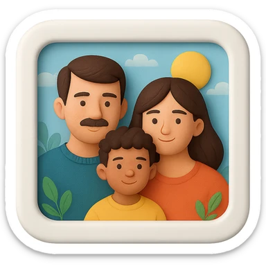 recreate this photo frame but add bit more details sticker