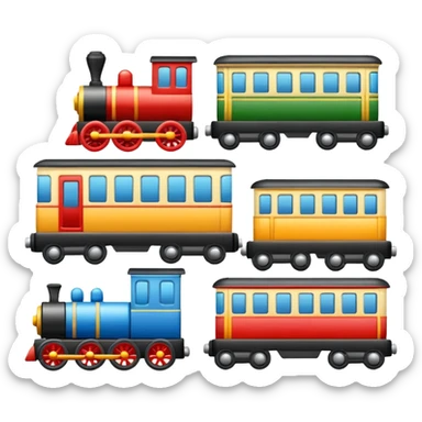  toy cars and trains sticker
