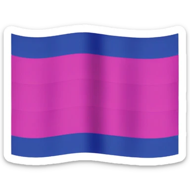 Bi sexual flag sticker