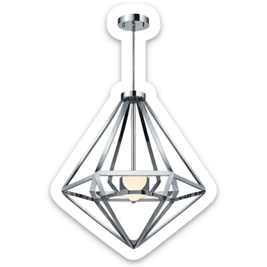 minimalist modern chandelier sticker