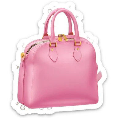 Bag Louis Vuitton pink sticker