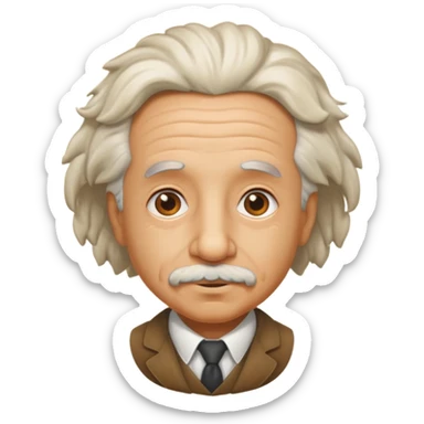 einstein  sticker