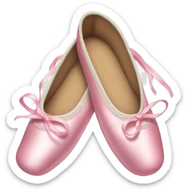Ballet shoes sticker