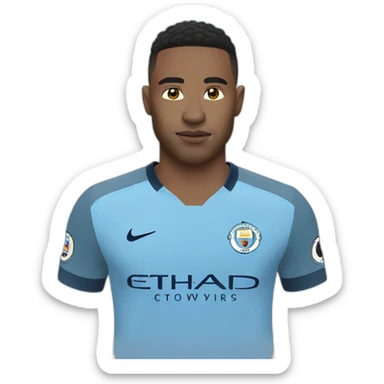 manchester city player sticker