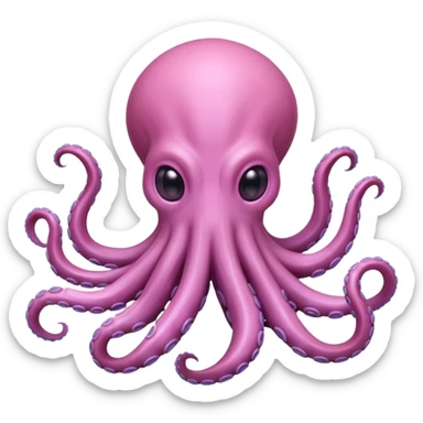 tentacle alien character, octopus-like face, soft glowing skin, alien biology design, cute but weird vibe, 3D cartoon, mobile game icon style, clean background, no text, no watermark
 sticker