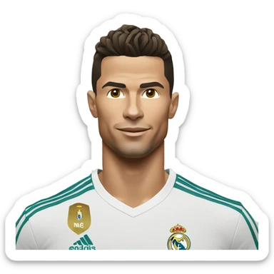 Cristiano Ronaldo  Real Madrid 7 sticker