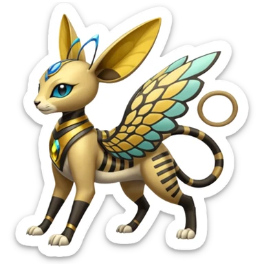 Meloetta-Bastet-Beedrill-Manectric-Palkia-Cresselia-fusion sticker