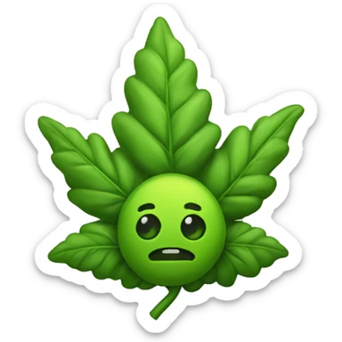 Weed nug that’s cute  sticker