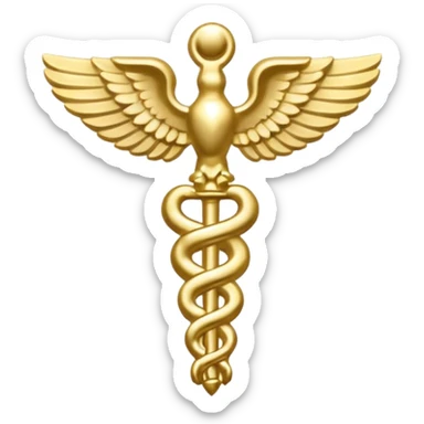 Images for the adaptive pack must be monochrome with transparency for correct display --  gold caduceus sticker
