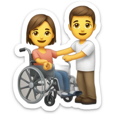 Disability support sticker