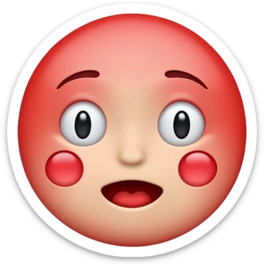 Ashamed emoji  sticker