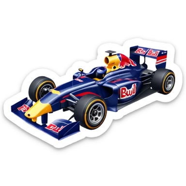 formula one redbull sticker