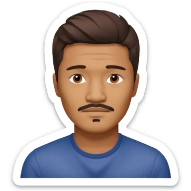 Pinoy version kahawig ni Pedro Pascal 25 years old fade hair cut sticker