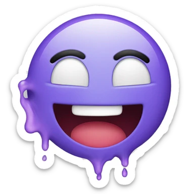 a happy face melting from the heat sticker