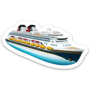 Disney cruiseline boat sticker
