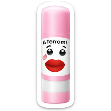 lip balm with label sticker