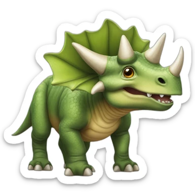 Triceratops sticker