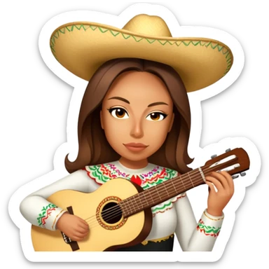 Mariachi Musician sticker