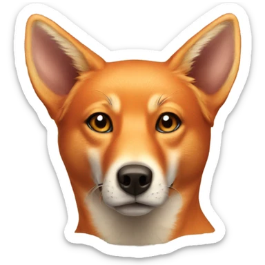 Red Fox Labrador sticker