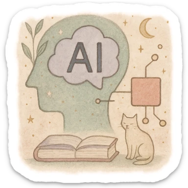 

A gentle, poetic digital illustration in the style of “Jardim da Ju”. The scene blends nature, cosmos and tenderness — hand-drawn lines, soft textures, and muted pastel tones (sage green, lilac, rose, cream). Elements like leaves, stars, cats, books, and celestial details coexist naturally. The mood is magical yet grounded, evoking sensitivity, reflection, and quiet intelligence. The lighting is warm and dreamy, with delicate sparkles and organic shapes. Artistic style: watercolor + fine line art, minimal, elegant, emotional and intimate.


(use conforme a IA utilizada)

Mood: magical realism, soft light, emotional, feminine, intellectual

Style keywords: watercolor, fine ink lines, pastel tones, digital illustration, cozy, slow aesthetic, minimal poetic composition

Colors: #9BA48A (verde sálvia), #E6B7B1 (rosa suave), #D0C3CC (lavanda névoa), #F6F1E7 (papel de chá), #2D2D2F (grafite noturno)

Objects recorrentes: folhas, flores, livros, chá, gatos, estrelas, constelações, velas, mãos, janelas abertas, estufas, estantes, sementes, instrumentos musicais

Emoção central: sensibilidade lúcida — calma, introspectiva e real sticker